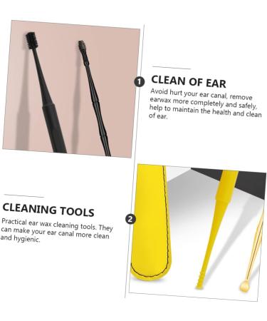 FOMIYES 2 Sets Ear Spoon & Pimple Extractor Tool Set - Reliable & Practical Ear Cleaning Kit - Buy Online on GoSupps.com
