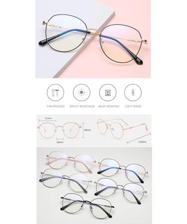 Buy Flydo Women's Blue Light Filter Glasses - Stylish Screen Protection for PC TV & Gaming - Silver Frame - Buy Online on GoSupps.com
