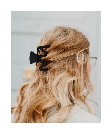 Bmobuo 4PCS Wavy Neutral Hair Clips | Matte Claw Clips for Thick & Thin Hair | Medium Hair Clips for Women - Hair Accessories - Buy Online on GoSupps.com
