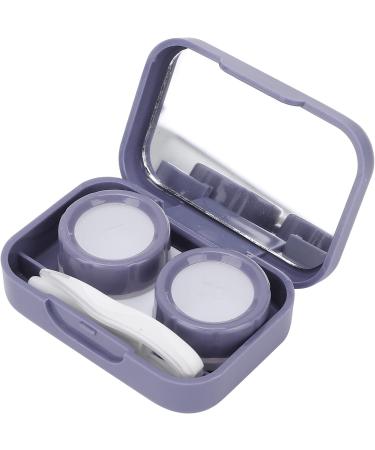 Dewin Sweet Portable Travel Contact Lens Container - Light Purple Soaking Storage Box & Set - Buy Online on GoSupps.com