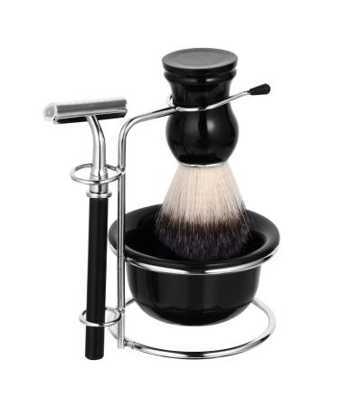 4 pieces of razor tool set of beard care set of razor -soaps men razor Traditional razor beard brush bowl beards plastic man birthday present hair hair