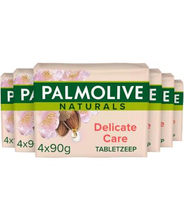 Luxury Almond Milk Soap Bar - Naturals Delicate Care for Sensitive Skin - Vegan Moisturizing Nourishing and Gentle Body Hand and Face Cleansing 4x90g Bars - Buy Online on GoSupps.com