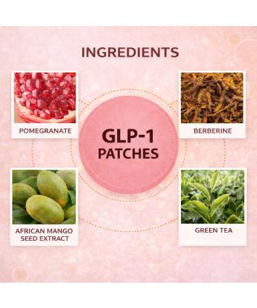 Slrvio GLP-1 Patch -8-Hour Long-Lasting Formula Support - Suitable for Men and Women's with L-Glutamine Berberine Cinnamon & Pomegranate(30 Packs) - Buy Online on GoSupps.com