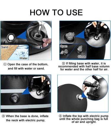 Punching Bag for Kids and Adults | GEMGO 180cm Stand | Thickened PVC Speed Ball | Karate Workout Fitness - Buy Online on GoSupps.com