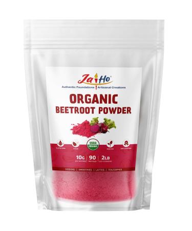 Jai Ho Certified Organic Beetroot Powder 2 lb | USDA Organic | Non-GMO | Chemical-Free | Premium Quality Kosher - 32 oz