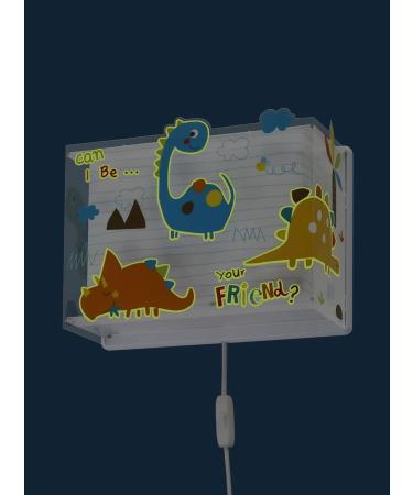 Dalber Dinosaur Children's Wall Lamp - E27 Kids Room Light | Fun Animal D cor for Boys & Girls - Buy Online on GoSupps.com