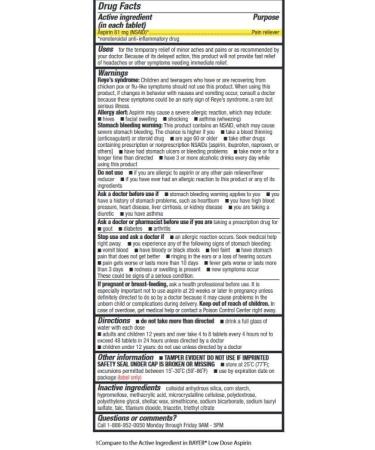 HealthA2Z Family Pain Relief Bundle Dye-Free Aspirin 81mg Acetaminophen & Caffeine Headache Relief Children s Chewable Acetaminophen - Buy Online on GoSupps.com