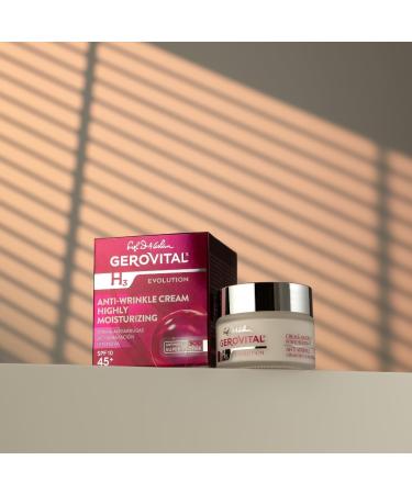 Intensely Moisturizing Anti-Wrinkle Face Cream with SPF 10 Lifting Effect Prevents Pigment Spots for Dry Dehydrated Mature Skin 50 ml - Buy Online on GoSupps.com