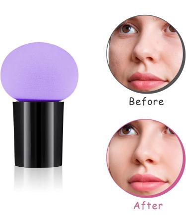 3 Makeup Sponges &1Mushroom Head Powder Puff Latex Free Flawless Soft Setting Face Puffs High-Density Makeup Sponge for Liquid Foundation Powder Sunscreen and Cream(Purple) - Buy Online on GoSupps.com
