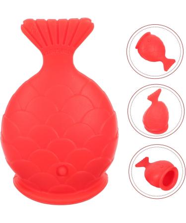 VINTORKY Silicone Fish Lip Filler (red) Lips Enhancer Plumper Lip Suction Plumping Tool Gloss Para - Buy Online on GoSupps.com