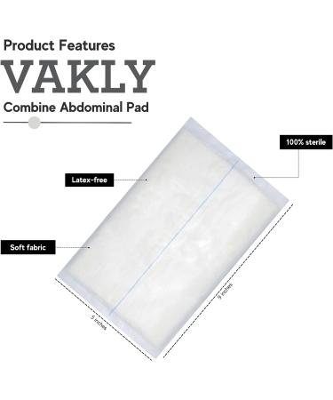 ABD Combine Abdominal Pads 5x9 High Absorbency Sterile - 20 Pack - Buy Online on GoSupps.com
