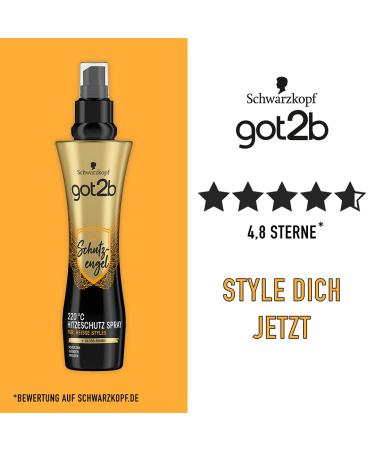 Got2B Guardian Angel Heat Protection Spray 200ml - 6.8 fl oz | Heat Protectant Spray - Buy Online on GoSupps.com