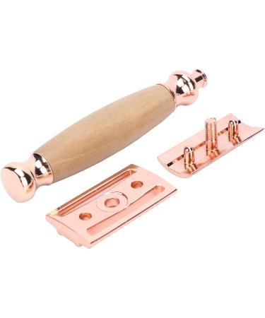 Uxsiya Eco-Friendly Manual Shaver for Men - Rose Gold | Perfect for Salon Use - Buy Online on GoSupps.com