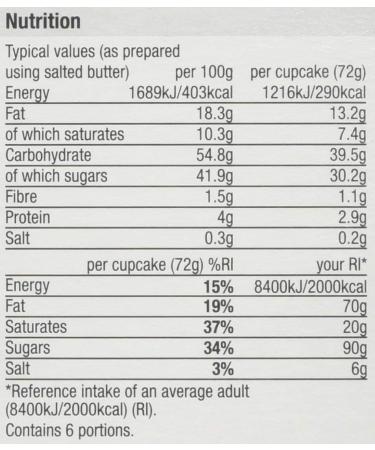 Morrisons Double Chocolate Cupcake Kit 302g - Buy Online on GoSupps.com