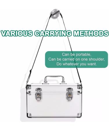 WHYATT Medicine Lock Box - Secure Aluminum Storage for Medications | 17.7x10.6x10.6in with Key | International Shipping Available - Buy Online on GoSupps.com