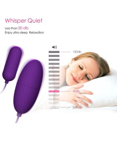 Beauty Sleeping Tool Accessories - 12+1 Modes Body-Safe Silicone Waterproof & Quiet Bedding Essentials - Perfect Gift for Women & Mothers (Purple) - Buy Online on GoSupps.com