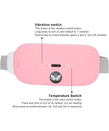 Menstruation Heating Belt for Women - Electrically Heated Waist Belt & Infrared Heating Pillow - Pink - Buy Online on GoSupps.com