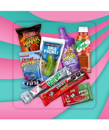 Tubbees Herr's Reaper Mega Chamoy Pickle Kit Van Holten's Pickle and Fruit Roll Ups Viral Challenge Tajin and Skwinkles Included Chipoys