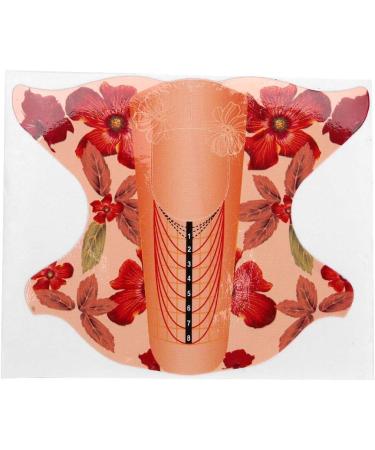 500pcs Nail Forms Long Nail Gel Forms Self Adhesive Nail Art Extension Sticker Nail Extension Nail Art Guide Form Self-Adhesive Sticker for UV Gel Acrylic Nail Tips Extension - Buy Online on GoSupps.com