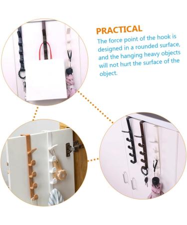 STOBAZA 6 Pcs Portable Hanging Rack for Clothes Cubicle Accessories Over Door Organizer Door Frame Nordic - Buy Online on GoSupps.com