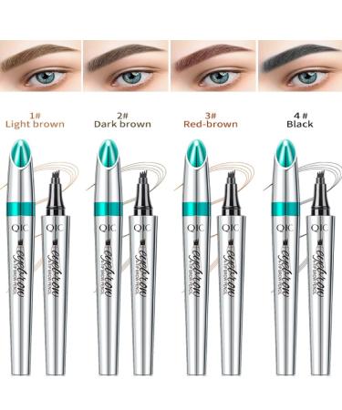 Buy Waterproof Eyebrow Microblading Pen - Natural-Looking Liquid Eyebrow Pencil in Light Brown | International Shipping Available - Buy Online on GoSupps.com