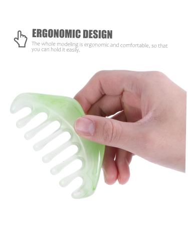 FOMIYES 9 STK Massagekamm Gua Sha Comb - Acupuncture Trigger Point Tool for Scalp Massage & Hair Care | Premium Chinese Style Resin Combs for Men & Women - Buy Online on GoSupps.com