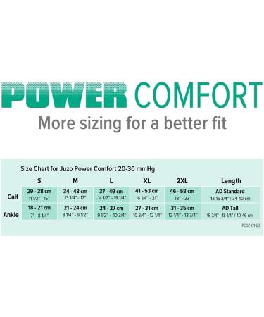 Juzo 20-30 mmHg Power Comfort Knee High Compression Sock - Heather Gray Large | Best International Shipping - Buy Online on GoSupps.com