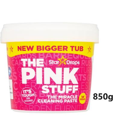 The Pink Stuff Miracle Cleaning Paste cleaning bundled with hand held cleaning scrubbing brush great for kitchen pans bathrooms and floors. Multipurpose hold house cleaner and stain remover - Buy Online on GoSupps.com