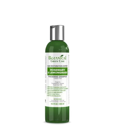 Botanical Green Care  ROSEMARY & LEMONGRASS  Anti-Thinning SHAMPOO  Thickening Shampoo for Thinning Hair  Hair Loss Shampoo  Thickening Products For Women & Men  Hair Growth Shampoo  Hair Strengthening  Color Treated Hai...