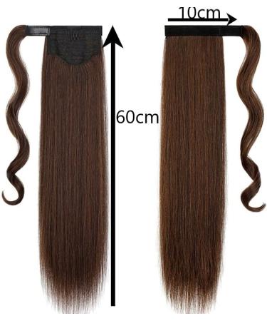 KARLOR Ponytail Hairpiece 60 cm Straight Synthetic Hair Piece Braid Hair Extension for Women - Buy Online on GoSupps.com