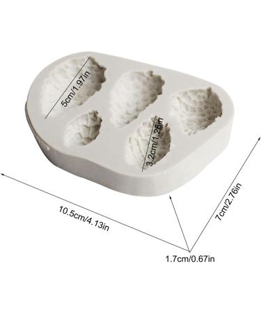 Christmas Pine Cone Silicone Mould Food Grade Widely Used Pine Cone Silicone Mould Silica Gel Easy to Clean Handmade Pine Cone Cake Decor for Kids - Buy Online on GoSupps.com