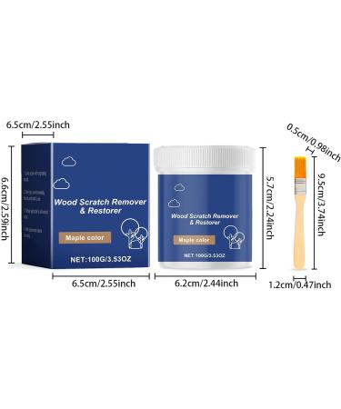 Wood Furniture Polish Repair Agent - Scratch Removal Polish Restorer Paste | Safe and Harmless Scratch Removal Repair Agent for and Repairing Scratches Cracks and Depressions Apricot - Buy Online on GoSupps.com