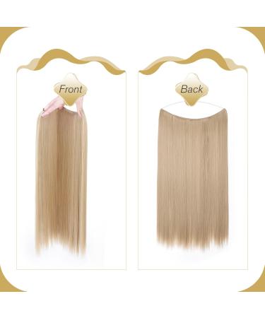 Elailite Synthetic Hair Part Extensions - 50cm #24 Medium Blonde | 90g Smooth Tresse for International Shipping - Buy Online on GoSupps.com