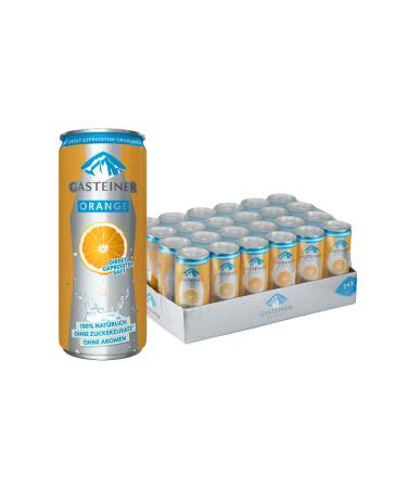 Gasteiner Orange 24 x 0.33L can - 1 tray Orange 330 ml (pack of 24)