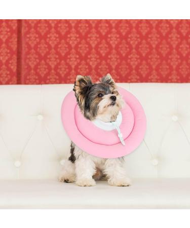 Buy Sbayool Adjustable Soft Breaker Crane Collar for Dogs & Cats - Leak Protection Comfort & Surgery Recovery | Pink (Neck: 20cm-23cm) - Buy Online on GoSupps.com