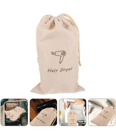 TOVINANNA Linen Hair Dryer Bag Hair Blower Hair Dryer Bag for Travel Drawstring Hair Dryer Bags Storage Bag Organizer Shoe - Buy Online on GoSupps.com