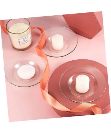 Garneck 6-Piece Glass Bowl Candlestick Set | Candle Heat Plate & Wax Warmer Accessories | Transparent 12x12cm - Perfect for Home D cor - Buy Online on GoSupps.com