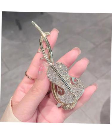 Angoily French Hair Twist Rhinestone Twist Clip Barrettes for Girls French Pins Pipa Barrettes Women's Alloy Headgear Hair Hair Bun Holder - Buy Online on GoSupps.com