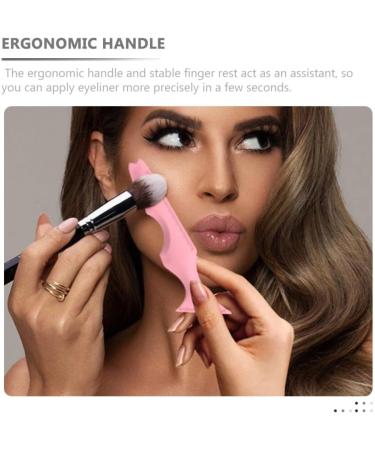 FOMIYES Silicone Beauty Ruler Stickers for Girls Eyeliner Tape Makeup Supply - Travel Eyeshadow Pink - Buy Online on GoSupps.com