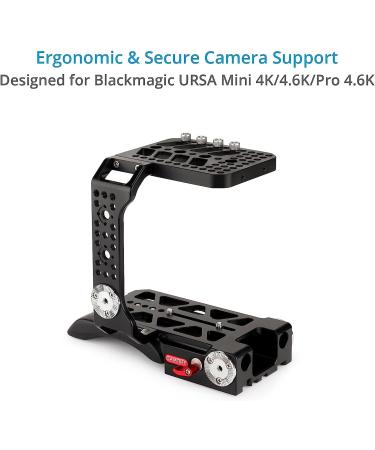 Camtree Hunt Shoulder Mount Cage Kit for Blackmagic URSA Mini 4K/4.6K/Pro 4.6K - Matte Box, Follow Focus, Handles, Dovetail Tripod Mount, Rosette & Cold Shoe Mount (CH-BMUM-SK) - Buy Online on GoSupps.com