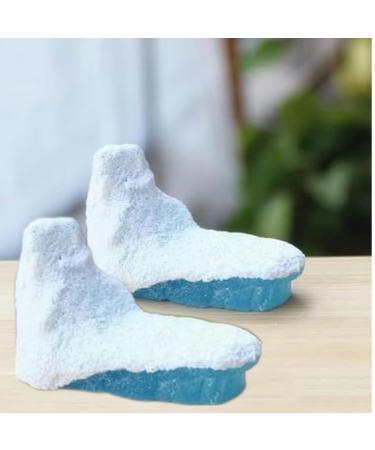 2Pcs Blue-White Iceberg Model Realistic Arctic Miniature Iceberg 3D Model Polar Bear Christmas Decorations Cake Decoration Craft Home Decoration Cake and Cupcake Toppers Icing and Decorations