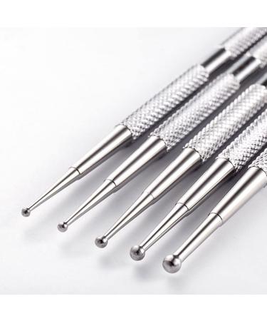 Buy Minkissy Dotting Pens - 5-Piece Stainless Steel Nail Art Kit for Manicure & Crafting | International Shipping Available - Buy Online on GoSupps.com
