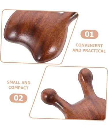 FRCOLOR Sandalwood Massage Comb & Eye Massager Set - 8-Piece Wooden Health Tools for Scalp & Nose Massage - 5.7x4.0x1.8cm - Buy Online on GoSupps.com