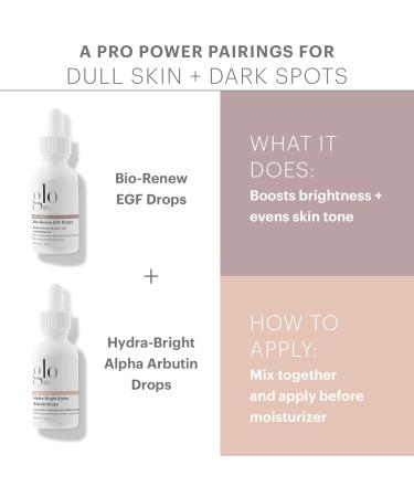 Glo Skin Beauty Hydra-Bright Alpha Arbutin Drops - Smoothing & Brightening Serum for Radiant Skin | Shop Internationally - Buy Online on GoSupps.com