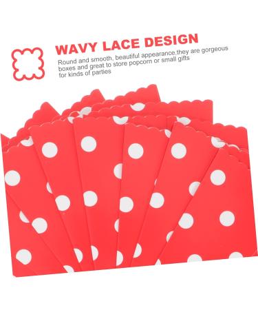 Mikinona 48pcs Popcorn Box Popcorn Cup Movie Night Supplies Containers Theater Supplies Candy Popcorn Stuff French Fries Holder Small Movie Theater Things Fried Paper Bucket - Buy Online on GoSupps.com