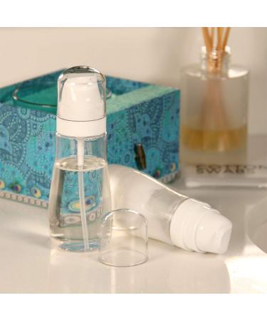 Grand Fusion TSA Approved 3.4 Oz Travel Bottles - 6 Pack for Toiletries Lotions & Creams | Clear Travel Pump Bottles - Buy Online on GoSupps.com