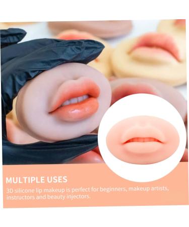 3D Lip Practice Skin - Silicone Lip Model for Makeup Training | Fake Piercing Lip for Perfect Practice - Buy Online on GoSupps.com
