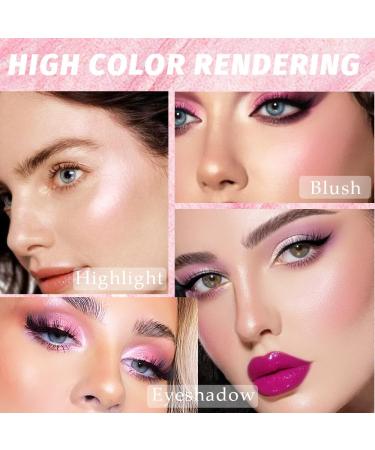 12 Colors White Purple Eye Shadow Palette - Highly Pigmented Matte & Shimmer Waterproof & Blendable - Perfect Travel Gift Kit - Buy Online on GoSupps.com