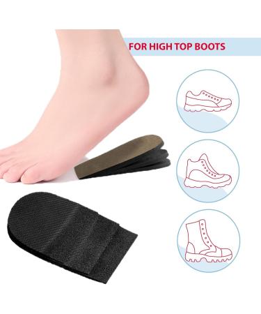Adjustable Heel Lift Cushions - Height Increase Insoles for Pain Relief & Leg Discrepancies | Men's 10-12 & Women's 11-14 - Buy Online on GoSupps.com