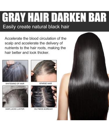  HADAVAKA Gray Hair Reversebar Moisturizing and Nourishing Hair Blackening Soap Scalp Cleansing And Care Soap Anti-Grey Bar for Shin - Buy Online on GoSupps.com